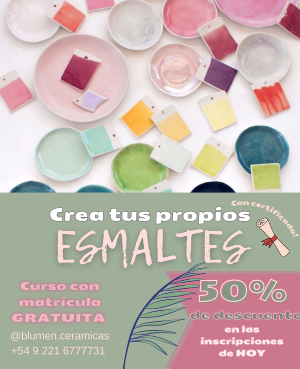 Curso de Esmaltes de baja temperatura